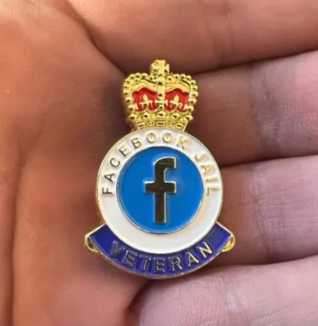 Facebook Jail Veteran Enamel Pin - Etsy