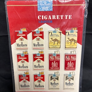 Marlboro, Camel and Pall Mall Cigarette Pack Lighters