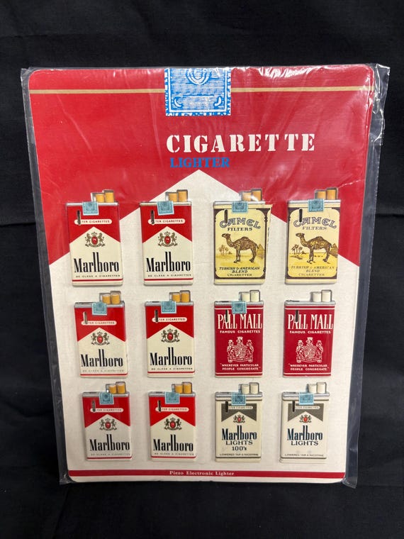 cigarette lighter pack Marlboro, Camel and Pall Mall Lighters
