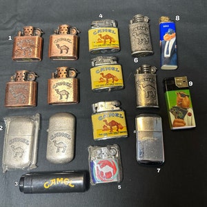 Vintage Camel Lighters