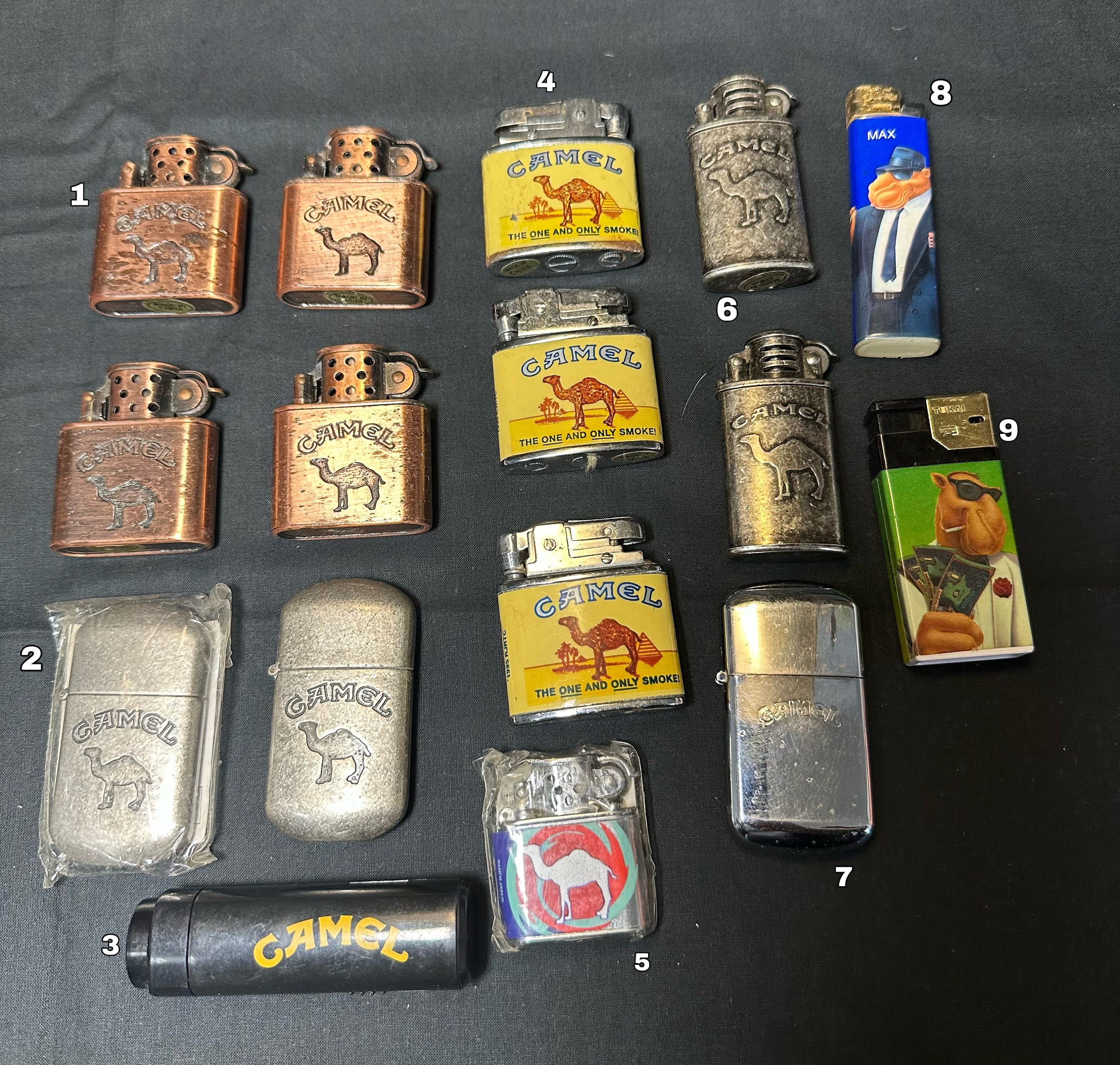 camel cigarette lighter antique Vintage Camel Lighters
