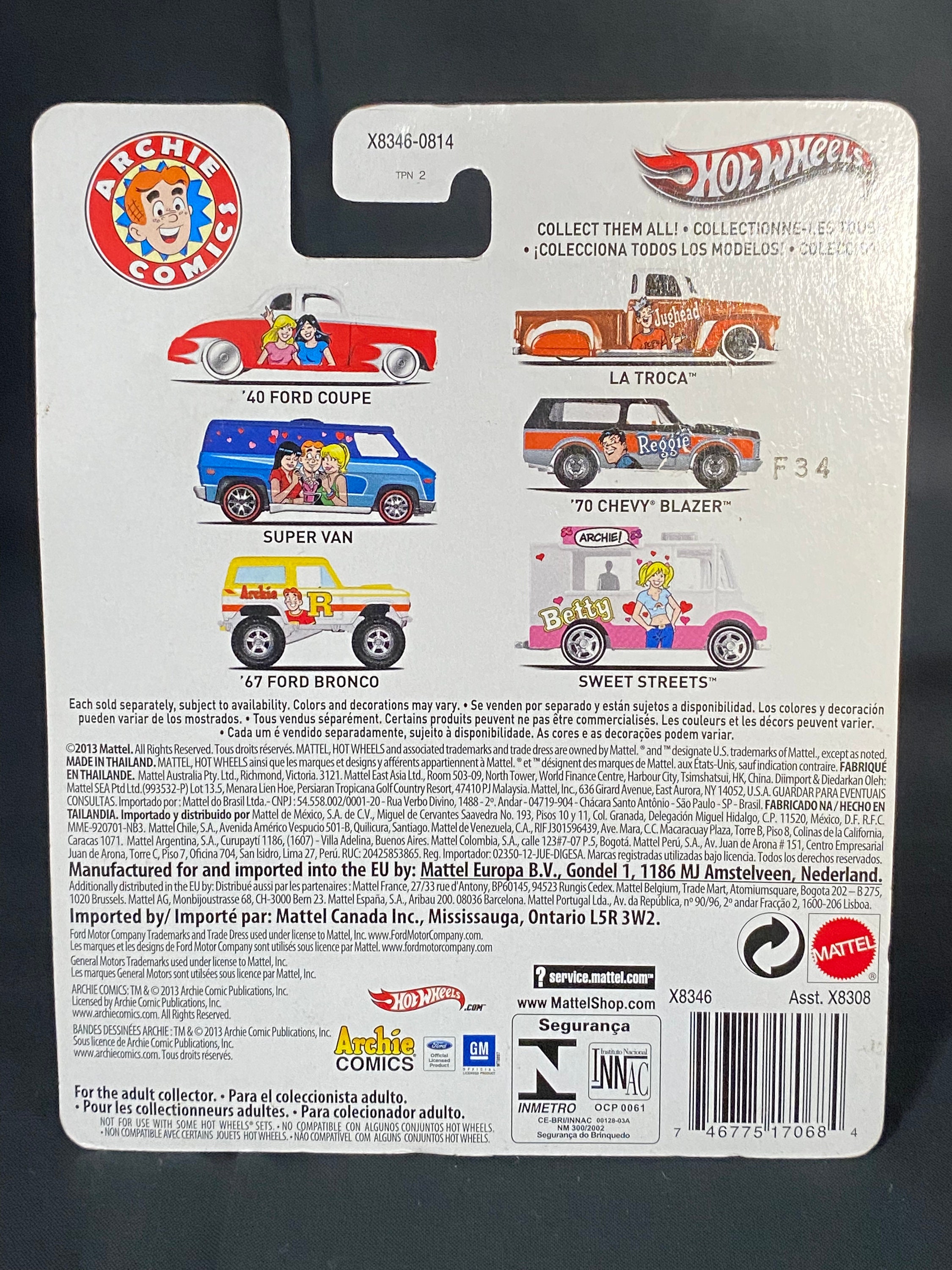 Hot Wheels Archie Comics Archie's '67 Ford Bronco - Etsy