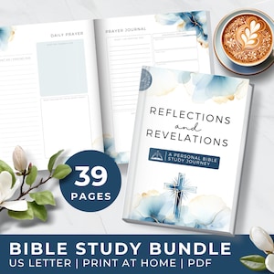 Bible Study Printable for Beginners, Bible Study Binder, Bible Reading ...