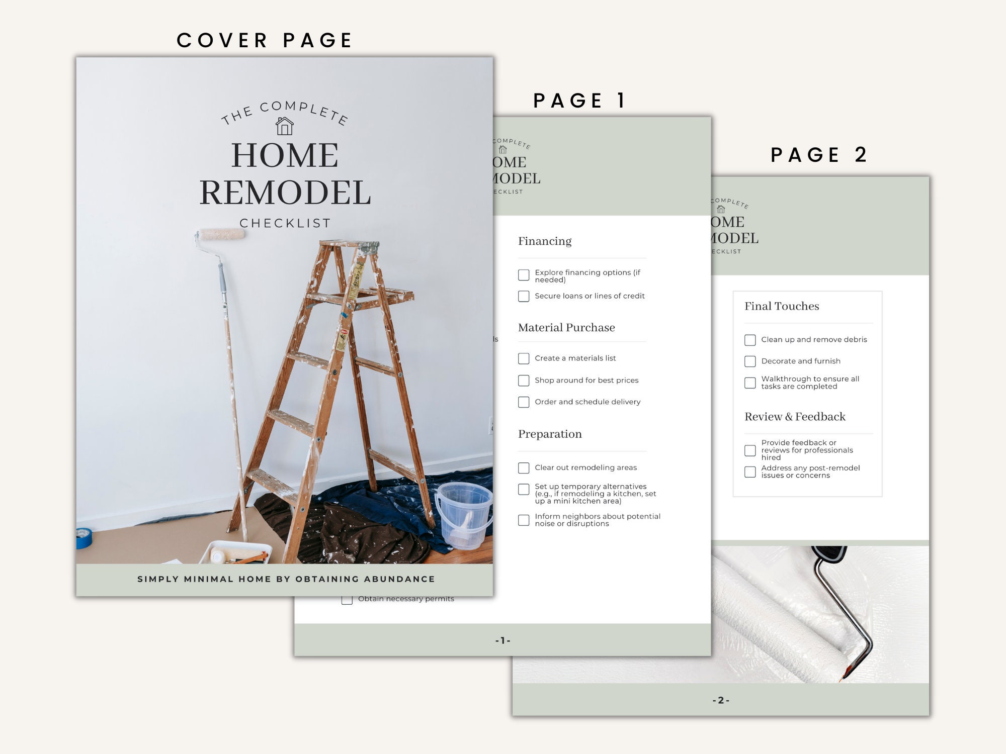 Home Remodeling Checklist, Reno Checklist, Remodel Prep, Renovation ...
