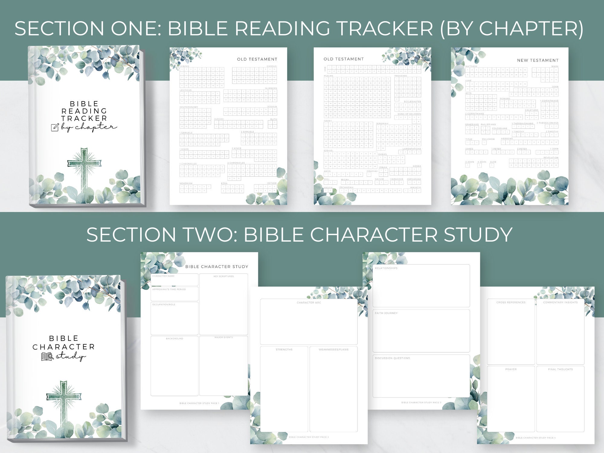 Bible Study Printable for Beginners, Bible Study Binder, Bible Reading ...