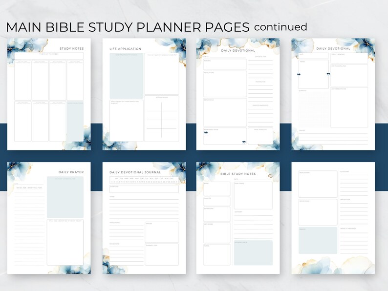 Bible Study Printable for Beginners, Bible Study Binder, Bible Reading ...