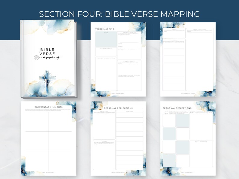 Bible Study Printable for Beginners, Bible Study Binder, Bible Reading ...