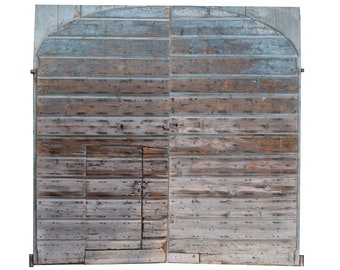 GIOVANNA || Blue Antique Wooden Gate from Rustic Northern Italian Villa