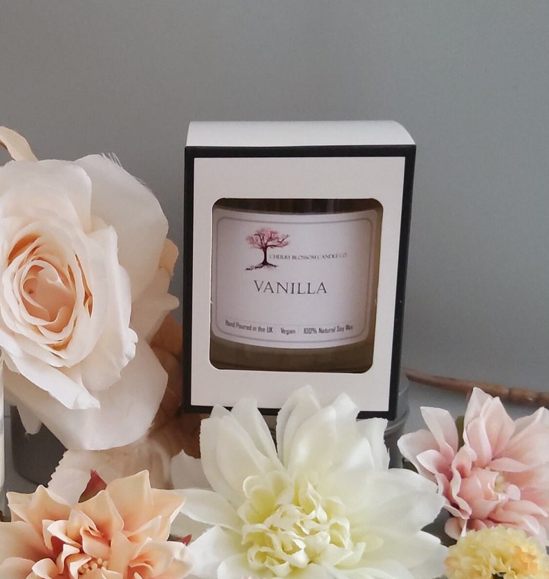 20cl Handmade Soy Candle Vanilla Etsy