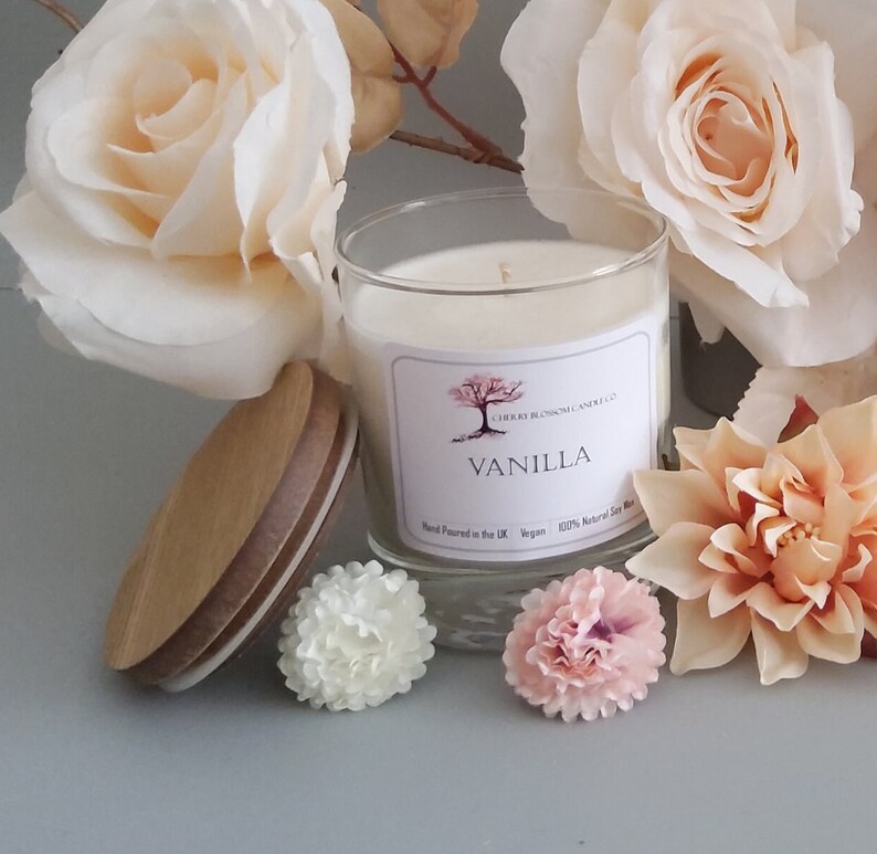 20cl Handmade Soy Candle Vanilla Etsy