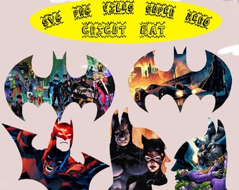 Bat SVG Bundle,Files for Cricut, Bat svg, superhero Birthday shirt files for cricut,Halloween Decors svg, Halloween Bat svg,Halloween Design