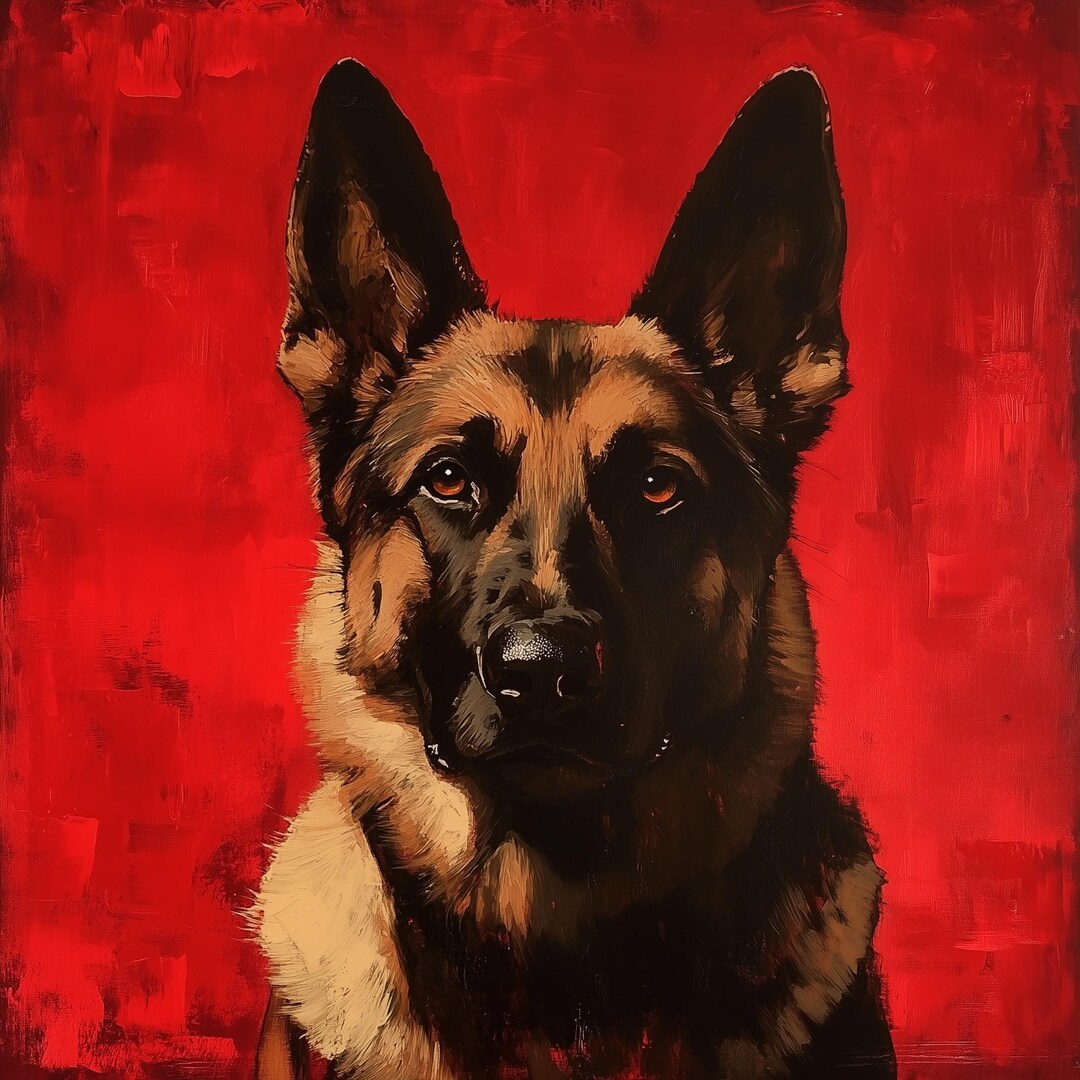 German Shepherd: Patrick - Etsy