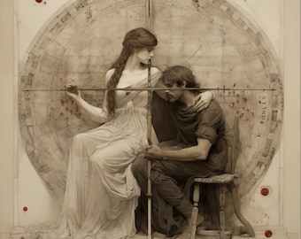 Persephone and Hades (mythology story of abduction, desire, transformation and duty)