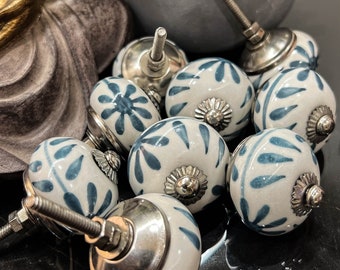 Keramik Möbelknäufe für Küchenschränke, Schubladen, Kleiderschrank, Beistelltische; Verleiht der Inneneinrichtung einen Vintage-Look.