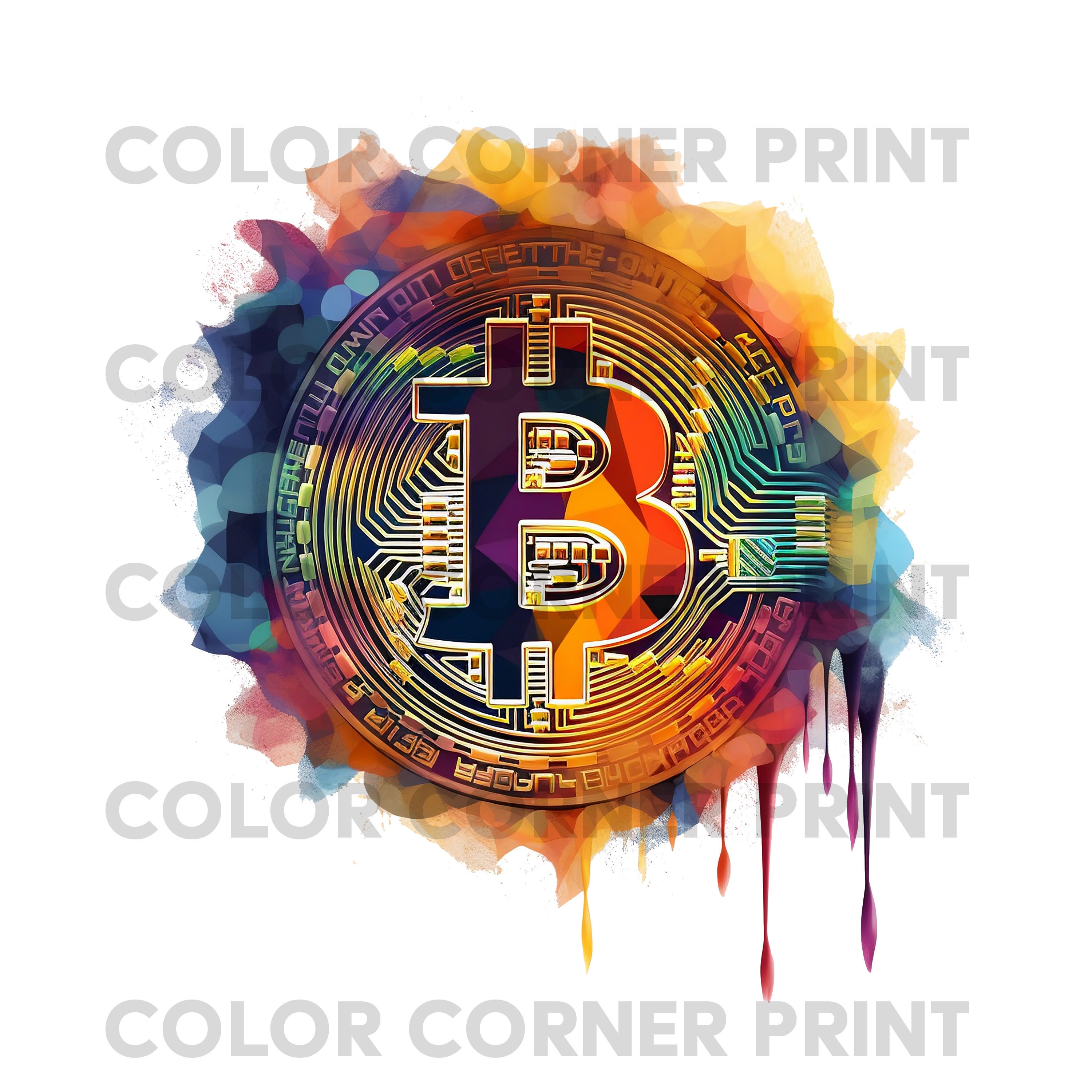 Bitcoin PNG and JPEG Digital Download for Sublimation - Transparent  Background - 300 Dpi - 3000 Pixels, Transparent Background - Etsy