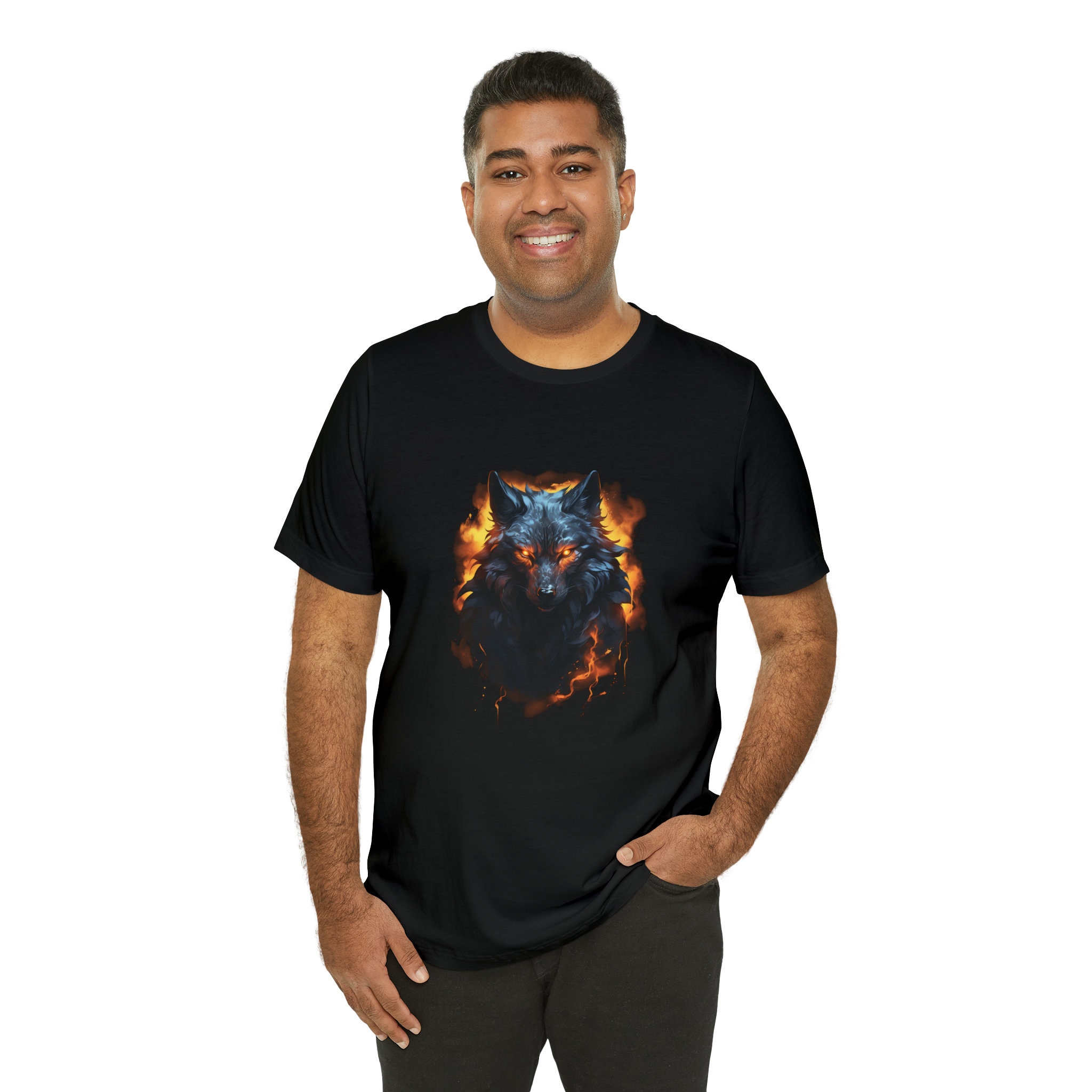 wolf fashion free fire t shirt
