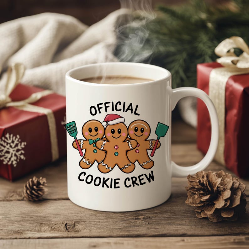 Gingerbread Crew Official Cookie Crew PNG, Gingerbread PNG, Christmas Clipart, Christmas ...