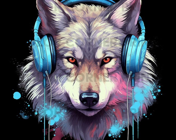 Tie Dye Furry Wireless Headphones main image 1