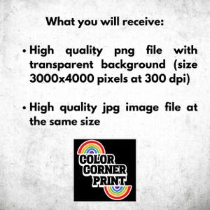 K&ouml;nnte beinhalten: Ein digitaler Download einer hochwertigen PNG- und JPG-Bilddatei eines Regenbogen-Logos mit dem Text "COLOR CORNER PRINT". Das Bild ist 3000 x 4000 Pixel bei 300 dpi.