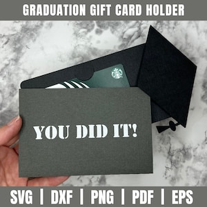 Archivo de corte de tarjeta de graduación / Clase de 2023 SVG / Clase de 2023 Titular de la tarjeta de regalo SVG / Tarjeta de graduación DIY /Graduación Svg /Tarjeta de graduación Svg