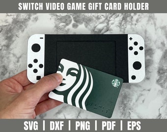 Video Game Gift card Holder SVG | Switch Gift card SVG | Gift Card Cut File| Birthday Gift Card | Video Game DIY | Video Game Controller Svg