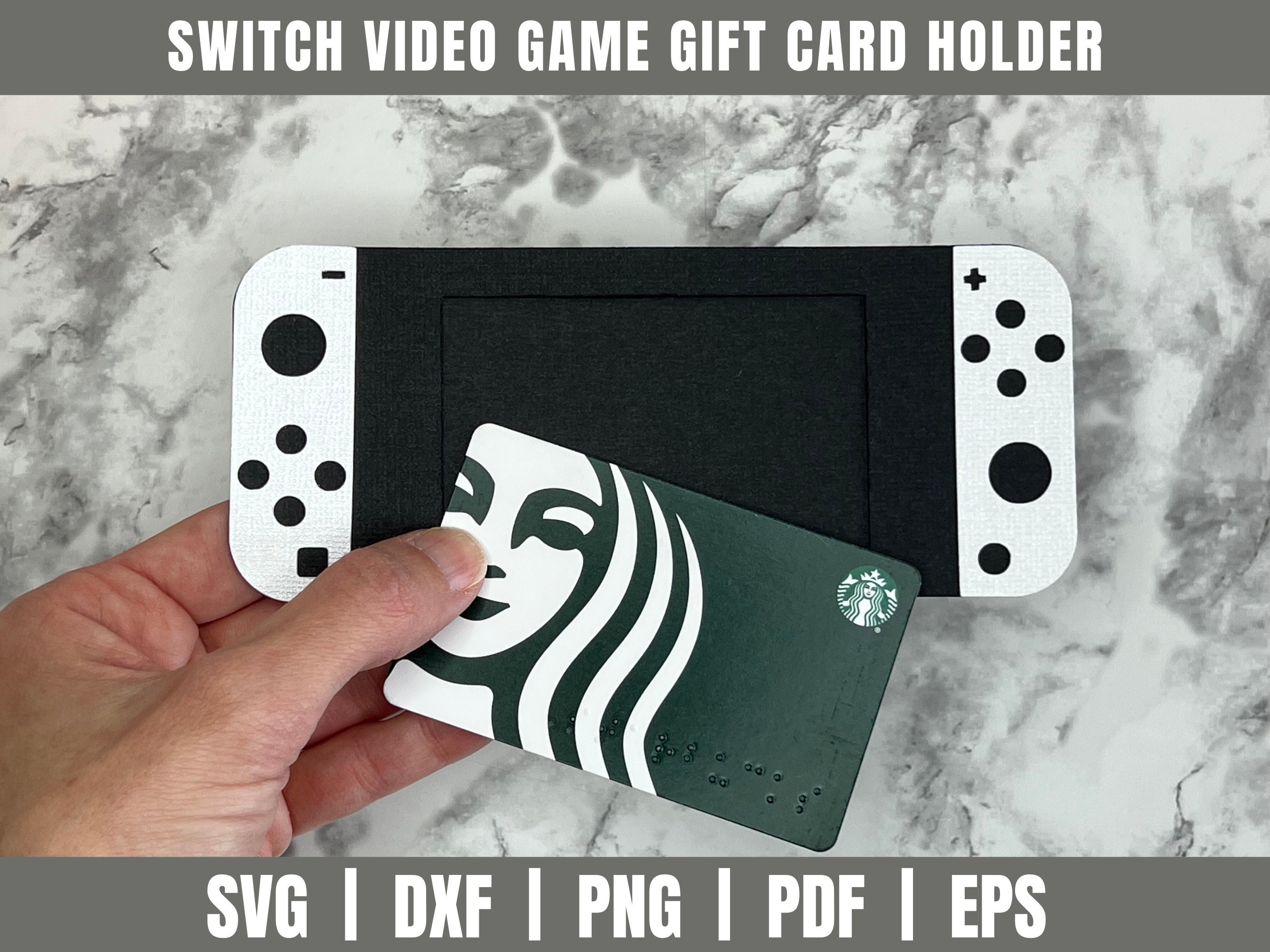 Gaming Gift Card Holder Premium SVG File for Cricut, Silhouette