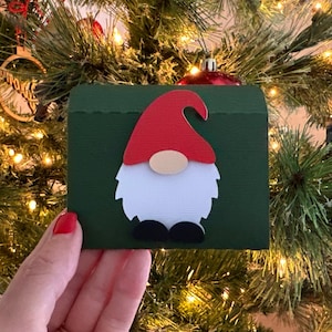 Christmas Gnome Gift Card Holder SVG| Gifts SVG | Gift Card Cut File | Birthday Gift Card | Birthday Template Gift Card Holder| Cricut |
