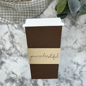 You Are Brewtiful| Coffee Gift Card Holder SVG DXF | Gift Card Holder SVG Dxf | Coffee Cup Svg |  Coffee svg | Gift Card Holder Cut File