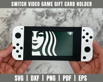 Video Game Gift card Holder SVG | Switch Gift card SVG | Gift Card Cut File| Birthday Gift Card | Video Game DIY | Video Game Controller Svg