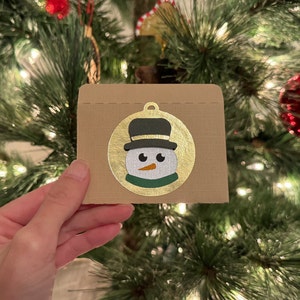 Christmas Snowman Gift Card Holder SVG| Gifts SVG | Gift Card Cut File | Christmas Gift Card | Santa Template Gift Card Holder| Cricut |