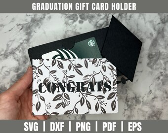 Fichier de coupe de carte de graduation | Classe de 2023 SVG | Class of 2023 Gift Card Holder SVG | Carte de graduation bricolage | Graduation Svg | Graduation Card Svg