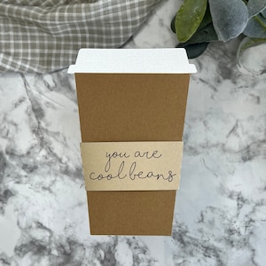 Eres frijoles geniales / Titular de la tarjeta de regalo de café SVG DXF / Titular de la tarjeta de regalo SVG Dxf / Taza de café Svg / Café svg / Titular de la tarjeta de regalo Archivo de corte