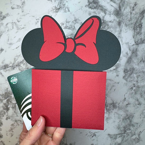 Mouse Present Gift Card Holder SVG| Gifts SVG | Gift Card Cut File | Birthday Gift Card | Birthday Template Gift Card Holder | Present SVG