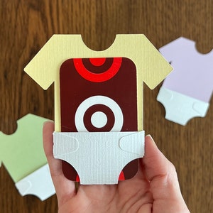 Porta carte regalo per neonati SVG DXF / Porta carte regalo per baby shower SVG DXF / Porta carte regalo per pannolini / Porta carte regalo SVG / Porta carte regalo tagliato