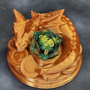Baby Dragon | 3D Printed | Dice Guardian - Dice Jail - Dice Holder