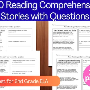 2nd Grade Reading Comprehension Stories with Questions (PDF Download)