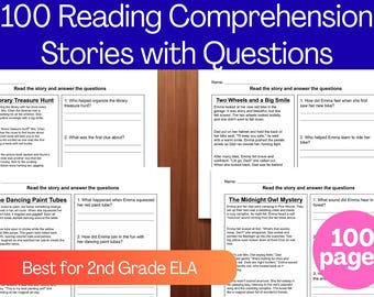 2nd Grade Reading Comprehension Stories with Questions (PDF Download)