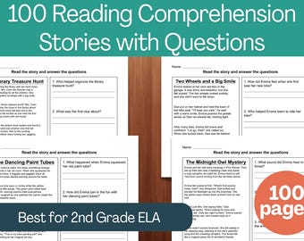 2nd Grade Reading Comprehension Stories with Questions (PDF Download)