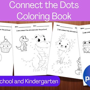 Connect the Dots Coloring Book: 75 Fun Animal & Object Activities (PDF Download)