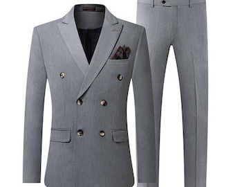 Men's Suit - Bespoke Suits Made-to-Measure - Woollen Suit - High Quality 2 Piece or 3 Piece Suit