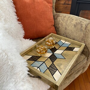 Carved Design Serving Tray