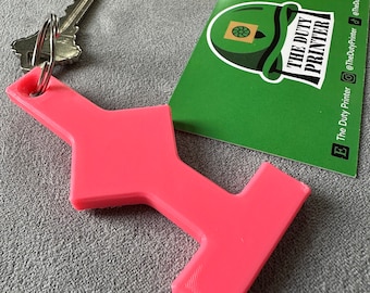 3D Printed Concert Stage Keychain: Custom Color