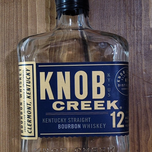 Knob Creek 12 Year Kentucky Straight Bourbon Whiskey - Empty Bottle