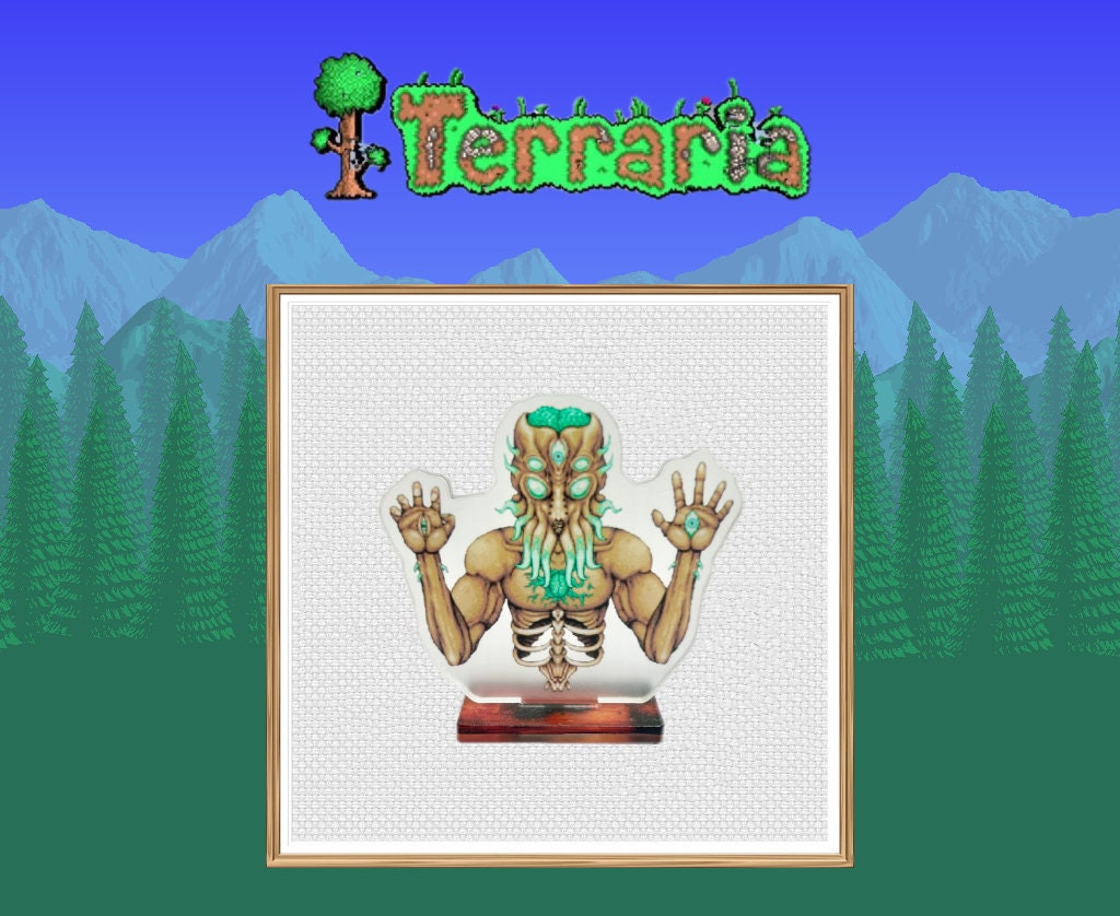 Terraria in Game Enemies Bosses Acrylic Stand Figurines 