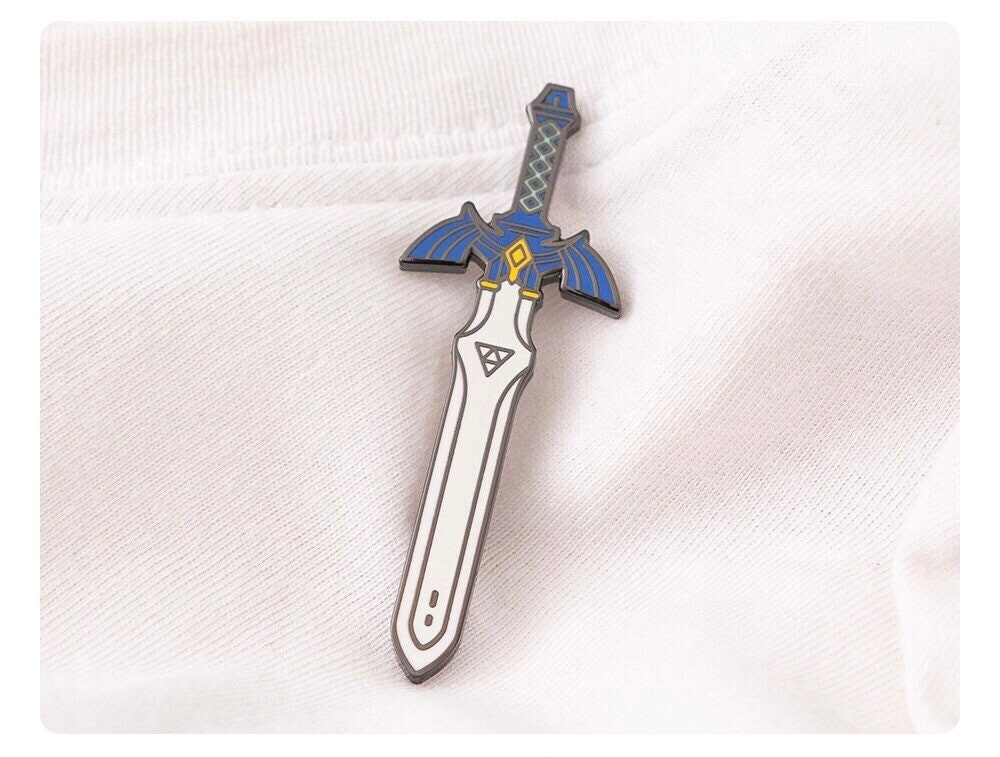 Legend of Zelda Master Sword Replica BOTW blue – Highlander Knives and  Swords