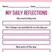 My Daily Reflection Kids Journal Entry Pages. - Etsy