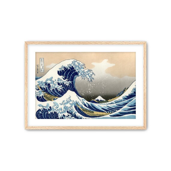 The Great Wave at Kanagawa - Hokusai Katsushika Art Reproduction