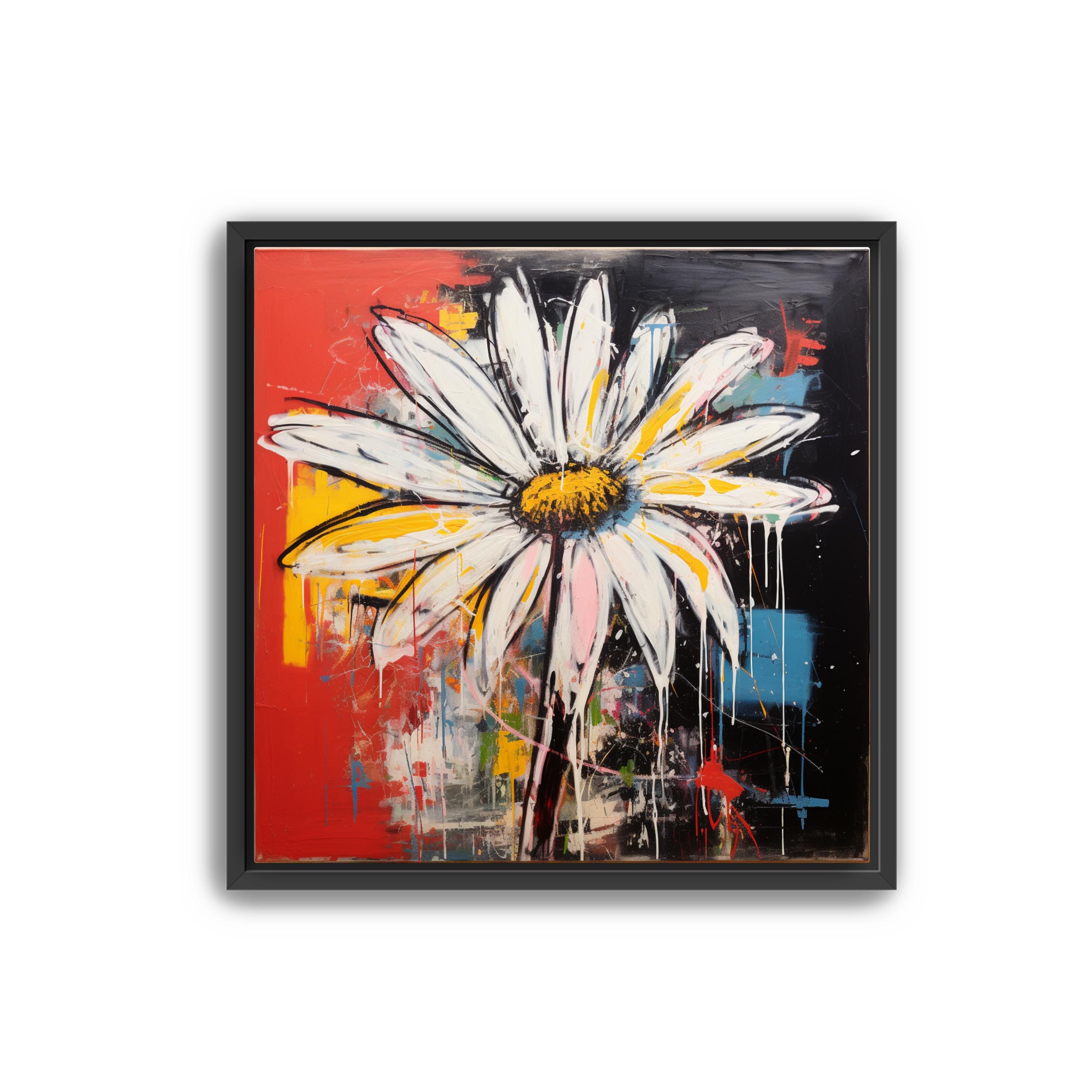 Flower Painting Botanical Art Street Painting Abstract Modern