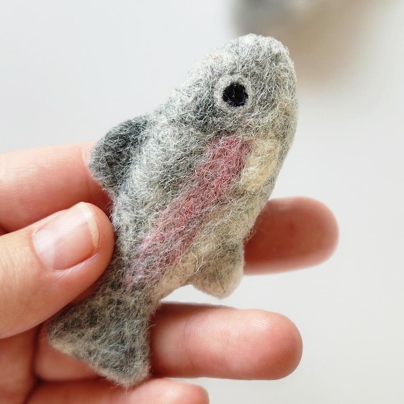 Needle Felted Fish - Etsy
