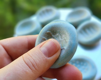 Ceramic Worry Stones – Glazed Pocket Fidgets (Set of 2)